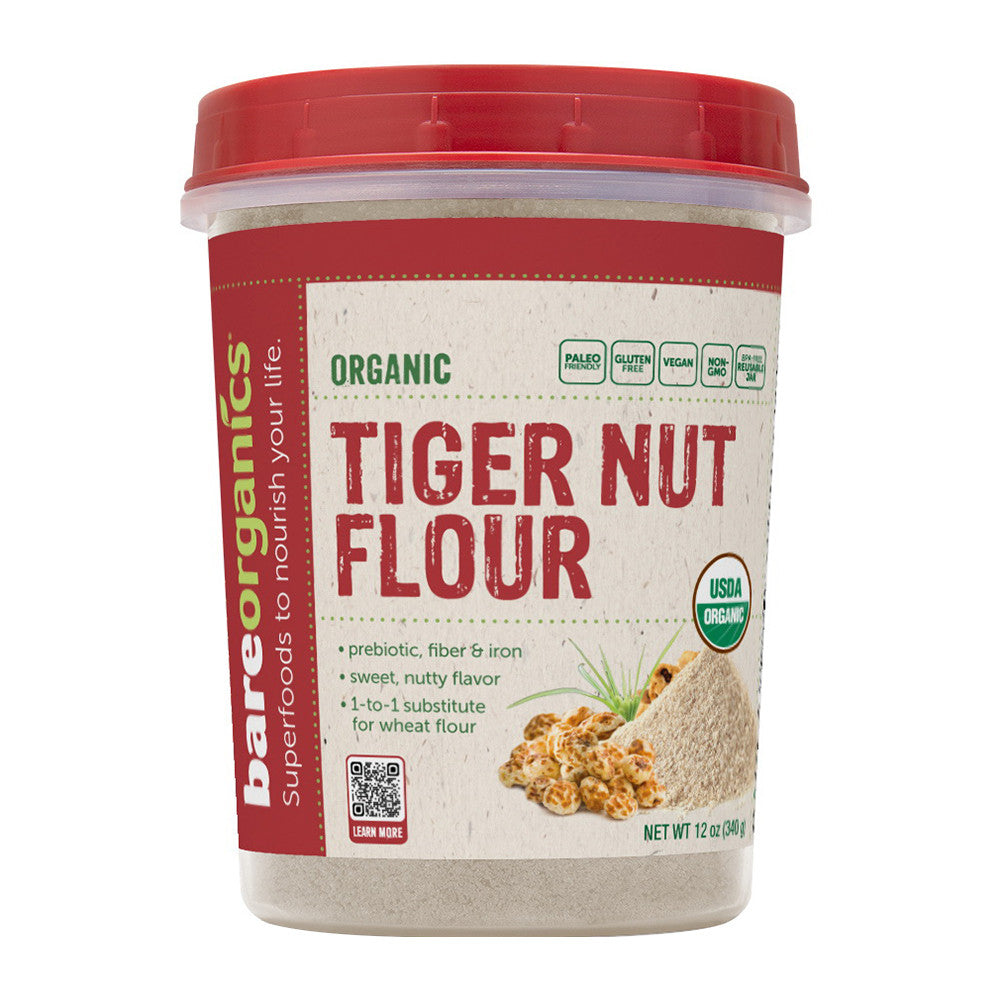 BareOrganics Tiger Nut Flour, 12 Oz